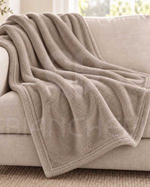 PLAID IN PILE MORBIDO MICROFIBRA MAURICE TORTORA