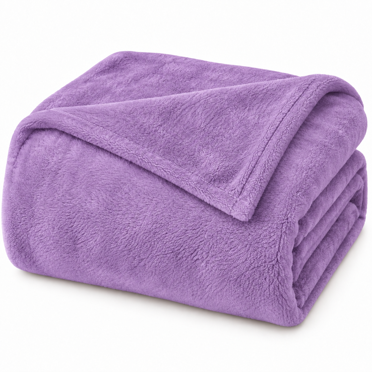 PLAID IN PILE MORBIDO MICROFIBRA MAURICE VIOLA - immagine 2