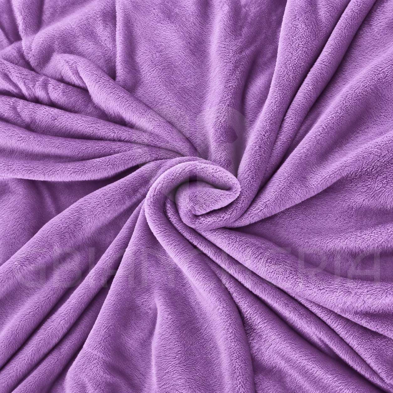 PLAID IN PILE MORBIDO MICROFIBRA MAURICE VIOLA - immagine 3