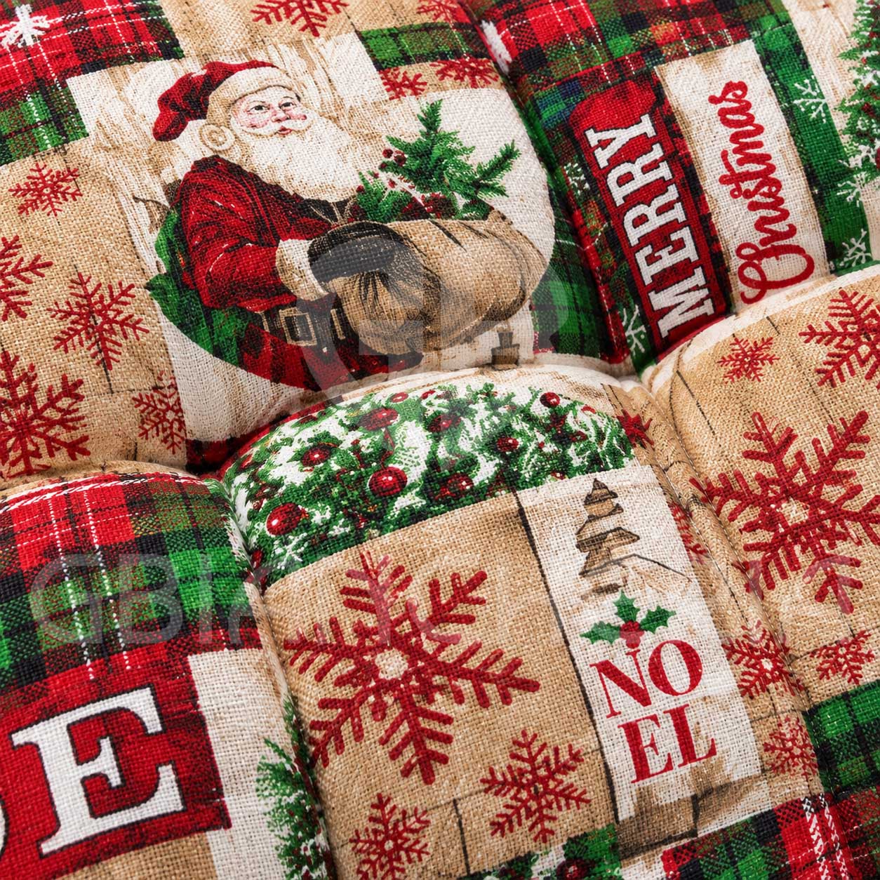 CUSCINI SEDIA NATALIZI NOEL 40X40 - immagine 2