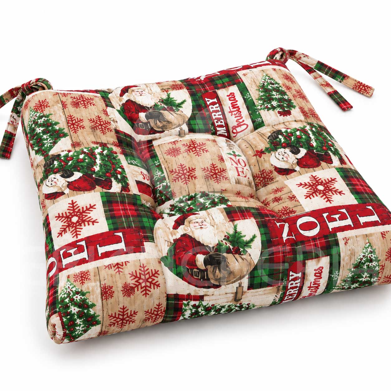 CUSCINI SEDIA NATALIZI NOEL 40X40 - immagine 4