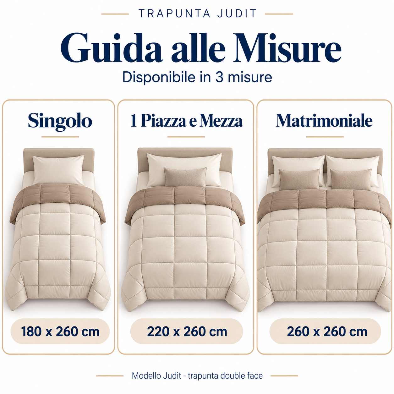 TRAPUNTA INVERNALE DOUBLE FACE GRIGIO - immagine 4